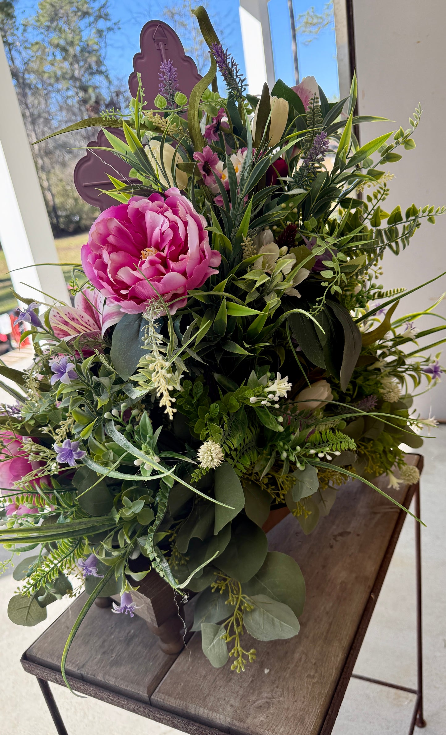 He is risen floral arrangement