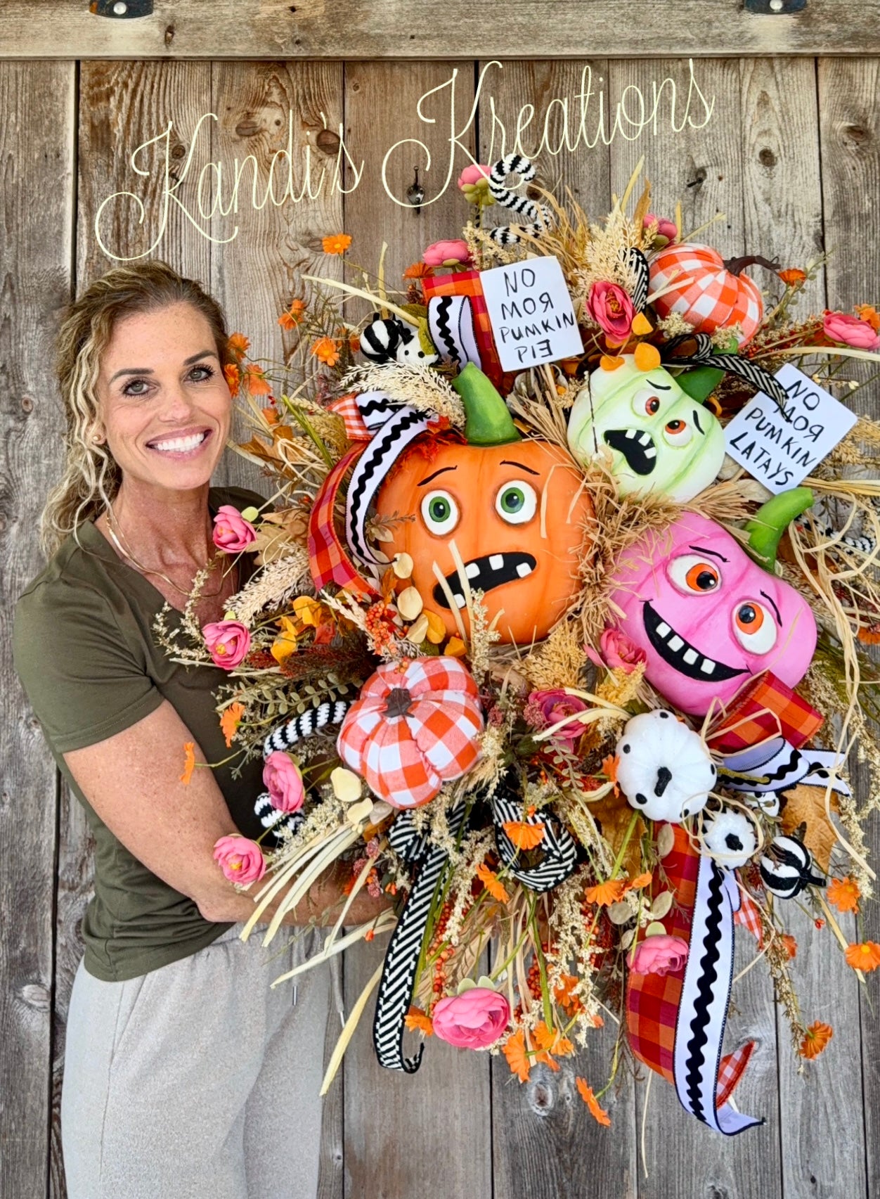 🍂 “No More Pumpkin Pie” Fall Wreath 🍂