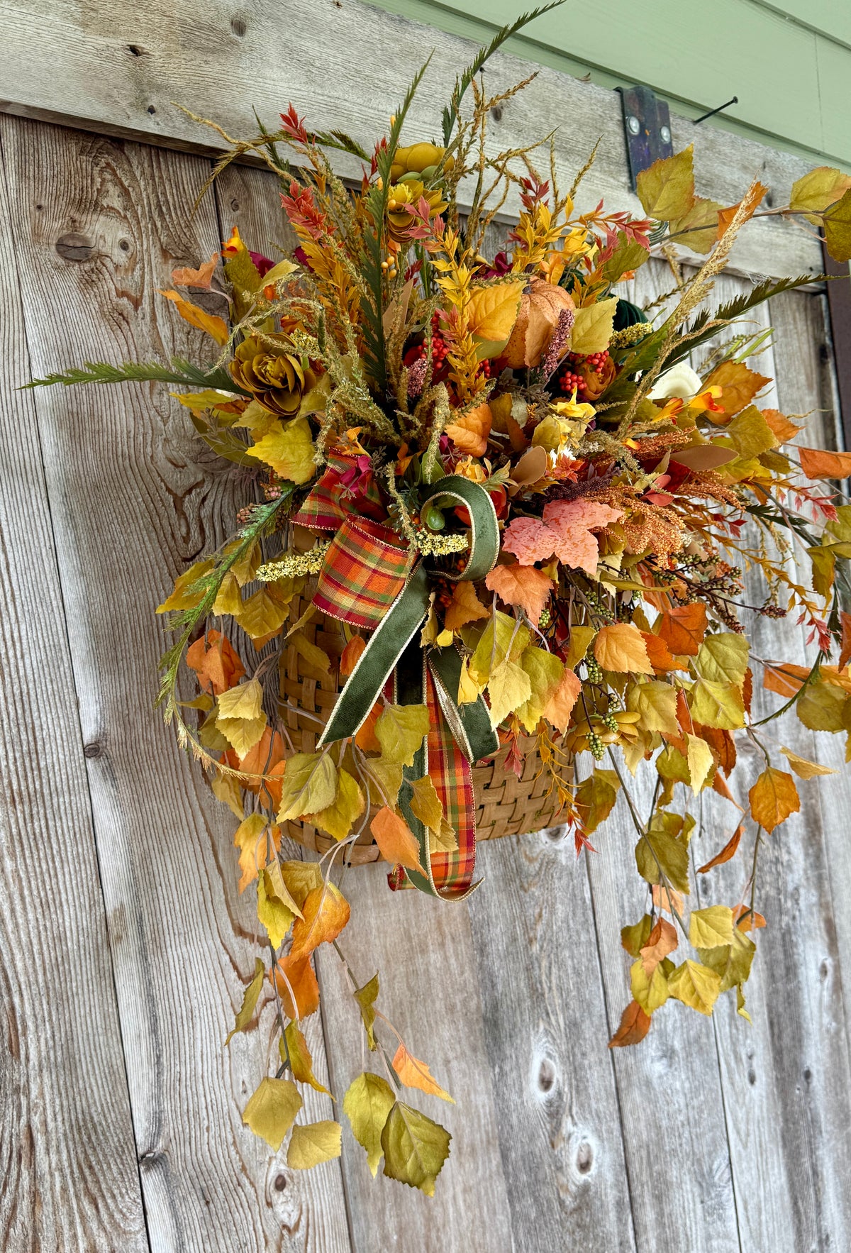 🍂 Autumn Harvest Basket Arrangement