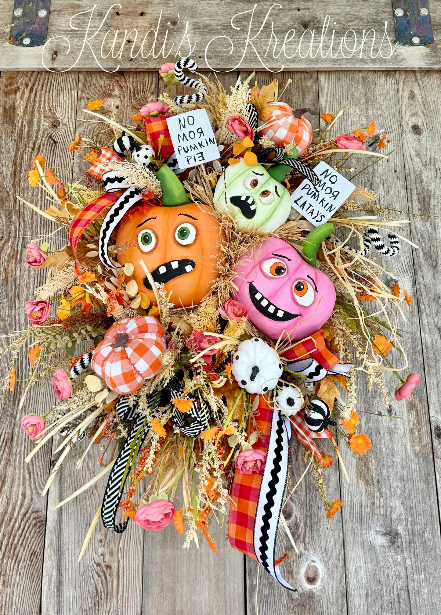 🍂 “No More Pumpkin Pie” Fall Wreath 🍂