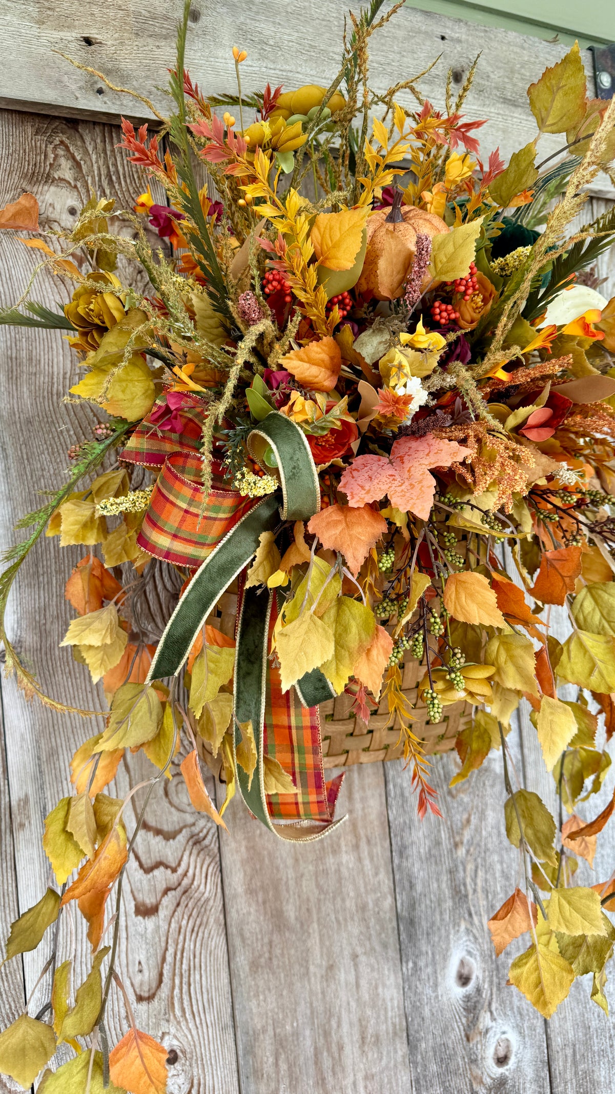 🍂 Autumn Harvest Basket Arrangement