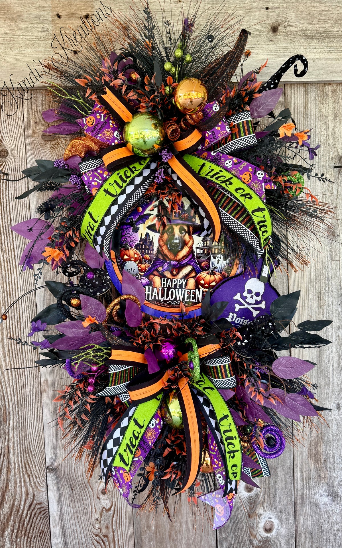 Custom Halloween wreath