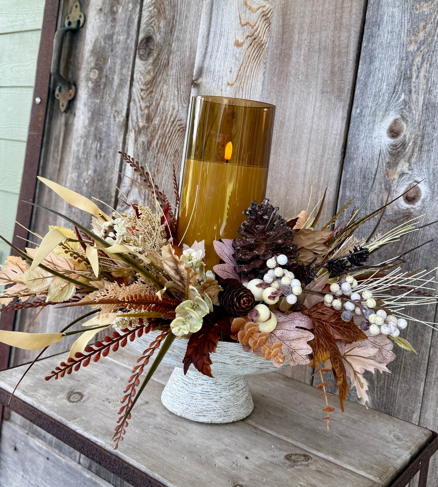Autumn Glow Candle Centerpiece
