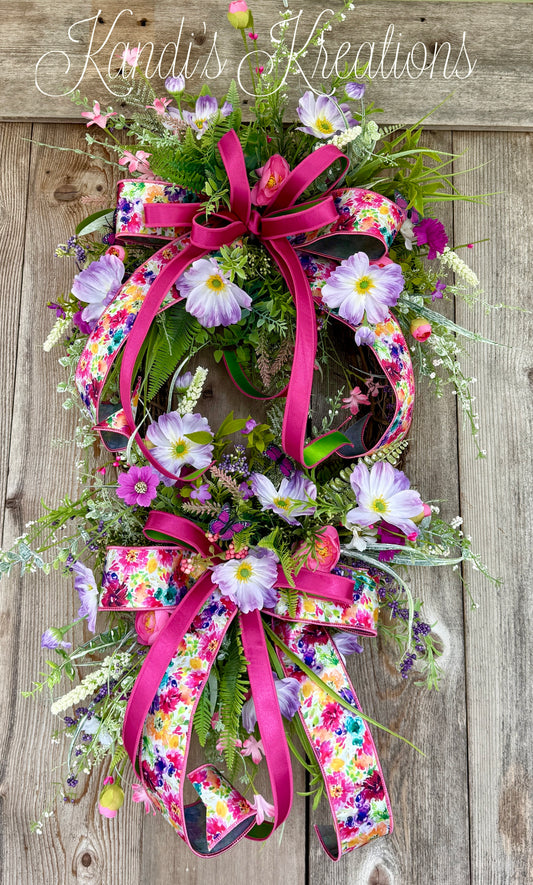Mother’s Day Garden Blossom Wreath