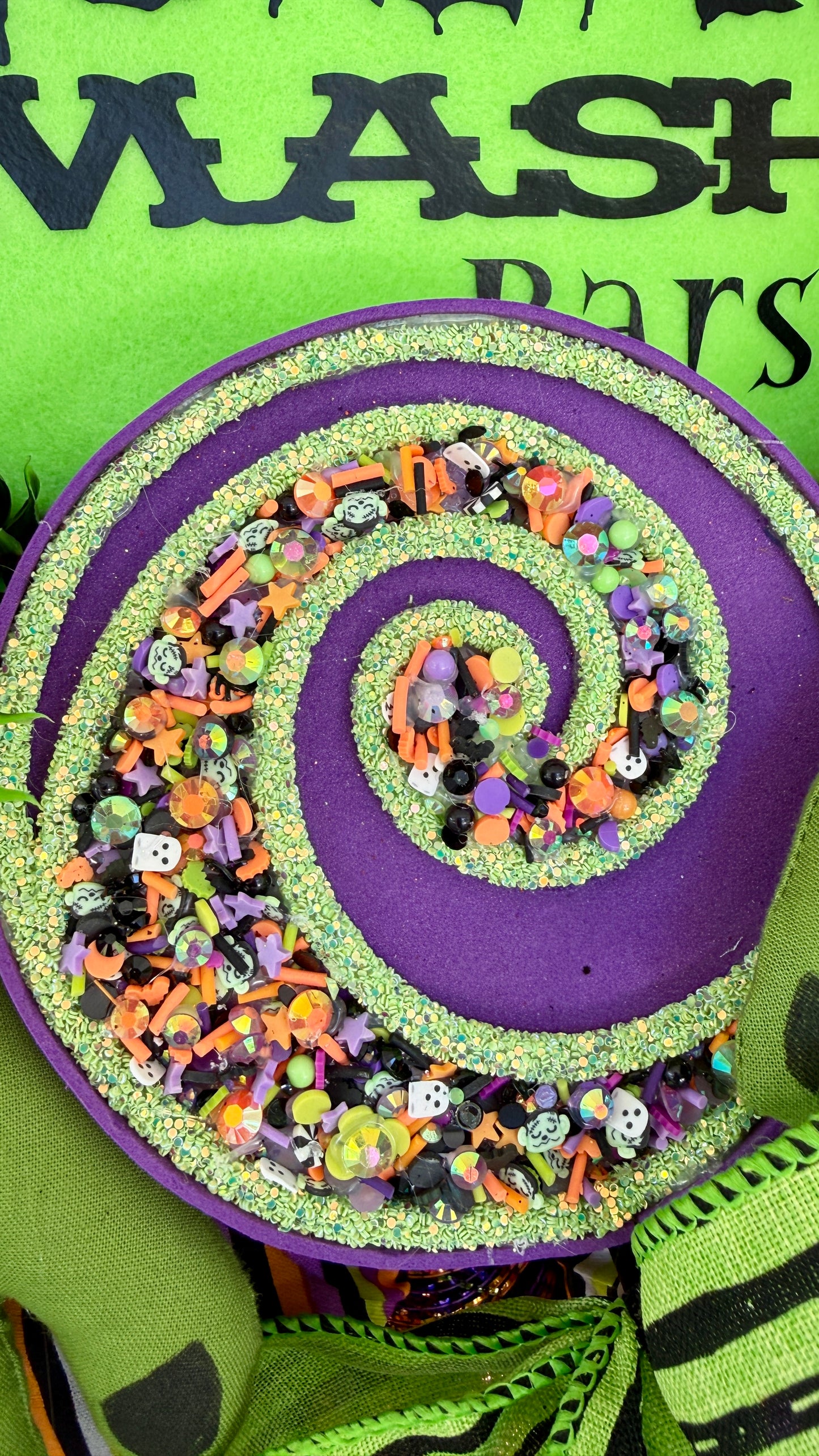 Monster Mash Frankenstein Halloween Wreath
