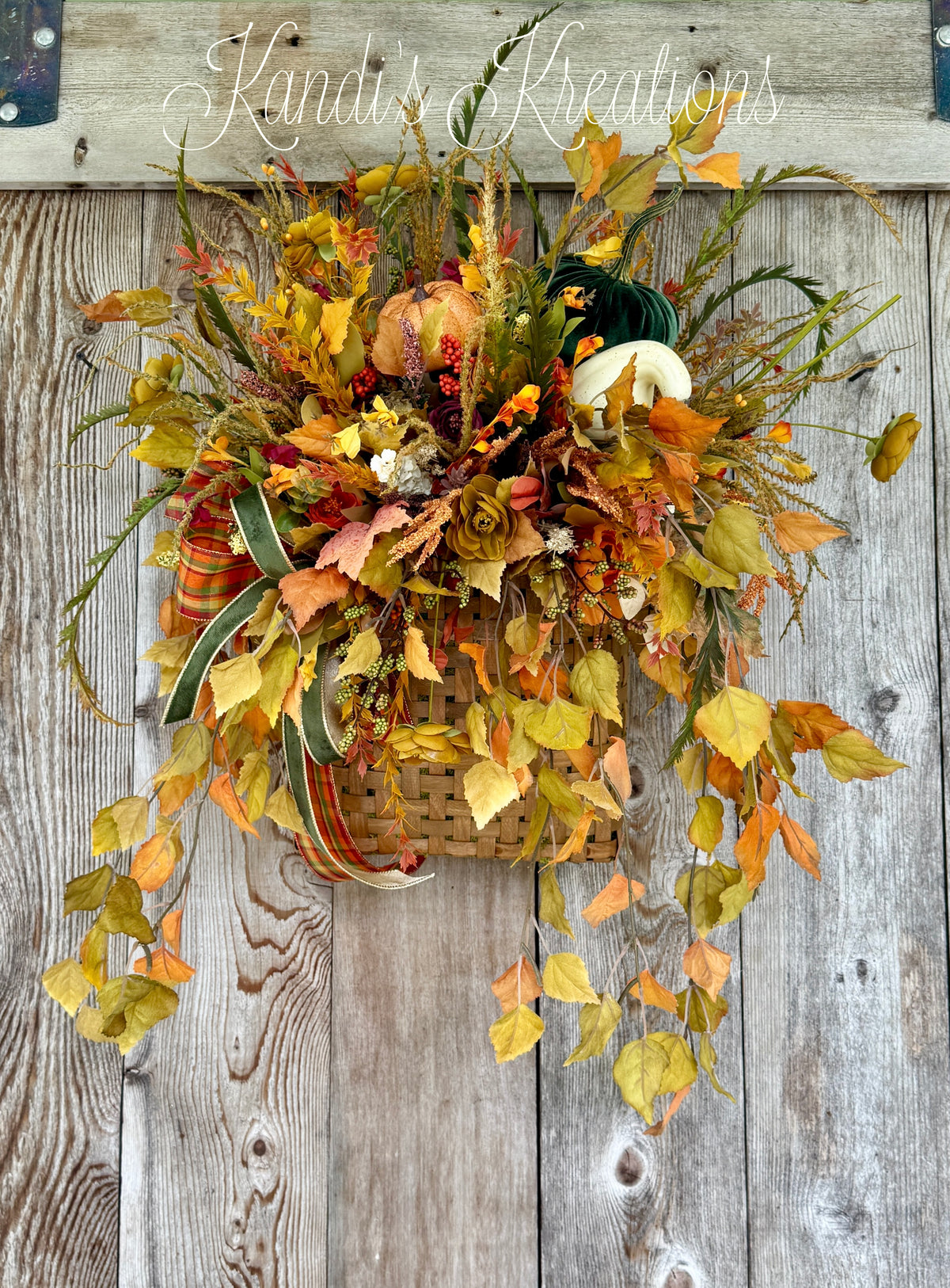 🍂 Autumn Harvest Basket Arrangement