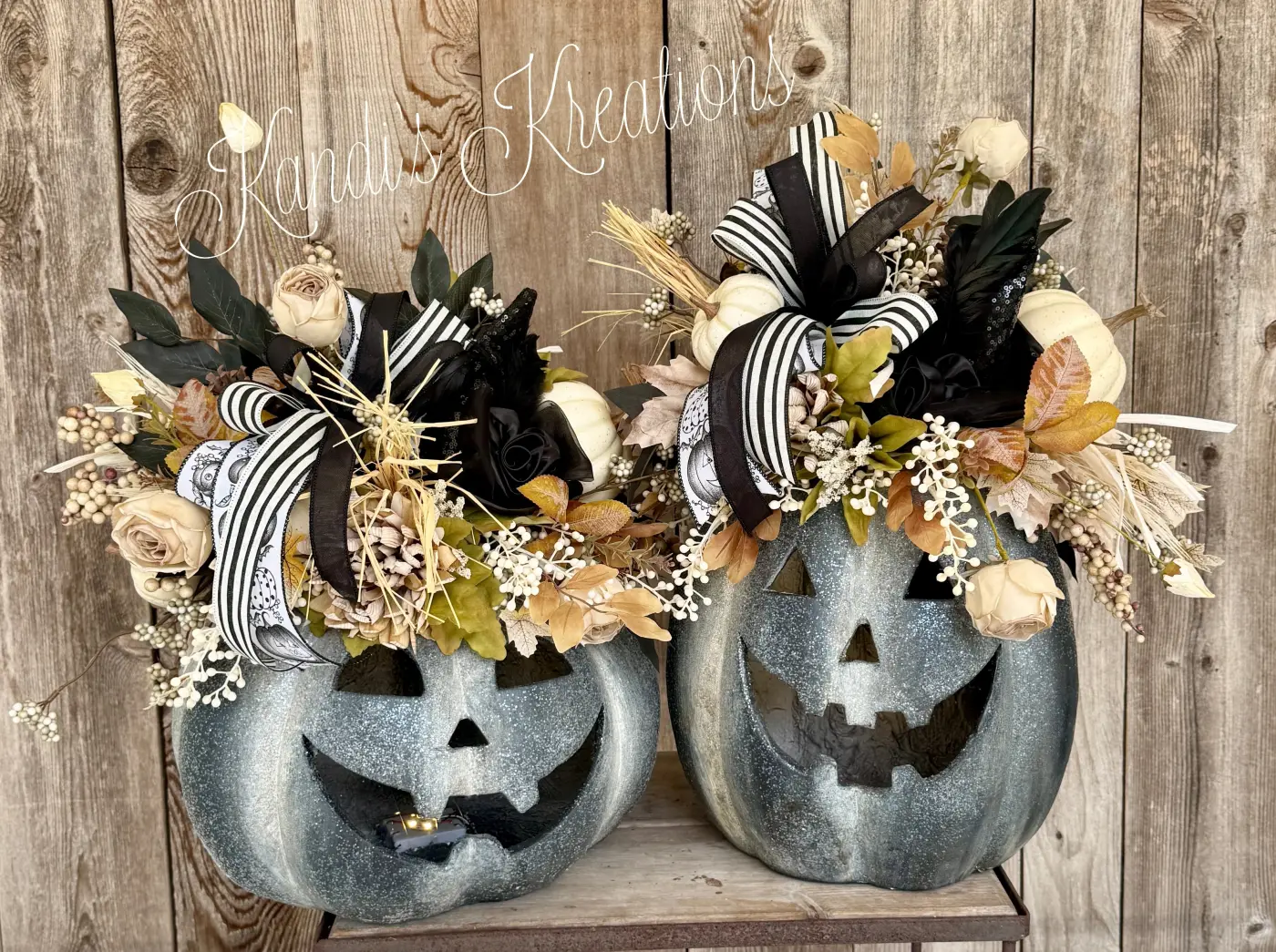 Halloween Jack-O’-Lantern Floral Centerpiece | Elegant Fall Pumpkin Arrangement